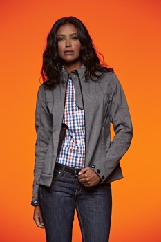 Damen Melange Softshelljacke