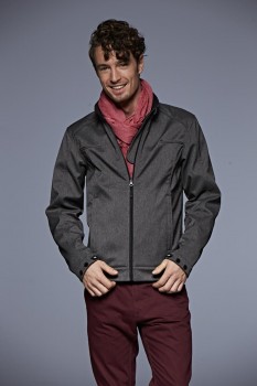 Herren Melange Softshelljacke