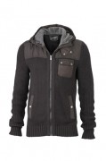 Herren Strick Kapuzenjacke