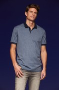 Mens Heather Polo