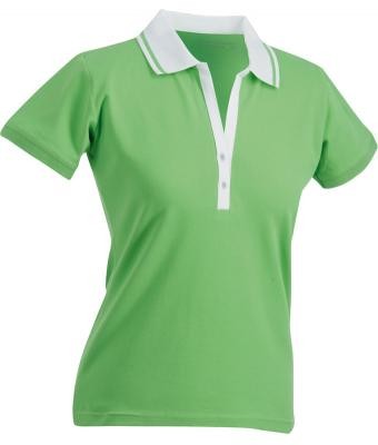 Ladies Elastic Polo Short-Sleeved