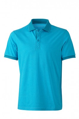 Mens Heather Polo