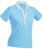 Ladies Elastic Polo Short-Sleeved