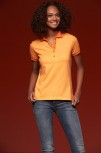 Ladies Heather Polo